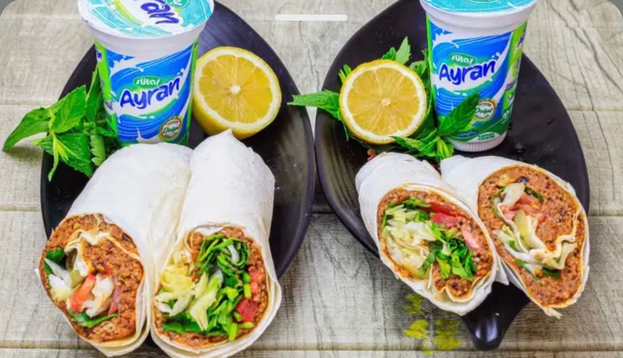 2'li Mega Çiğ (160gr.) Köfte Dürüm Menü