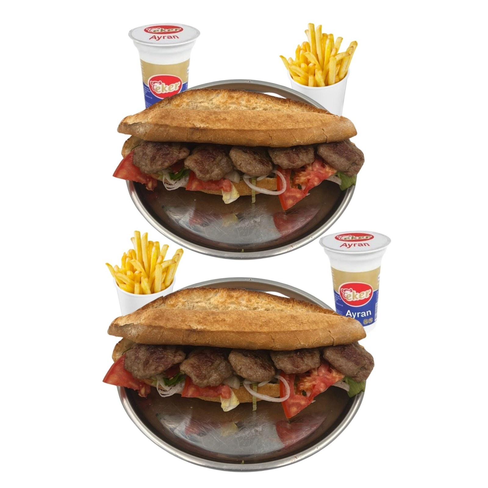 2'li Ekmek Arası Köfte Menü