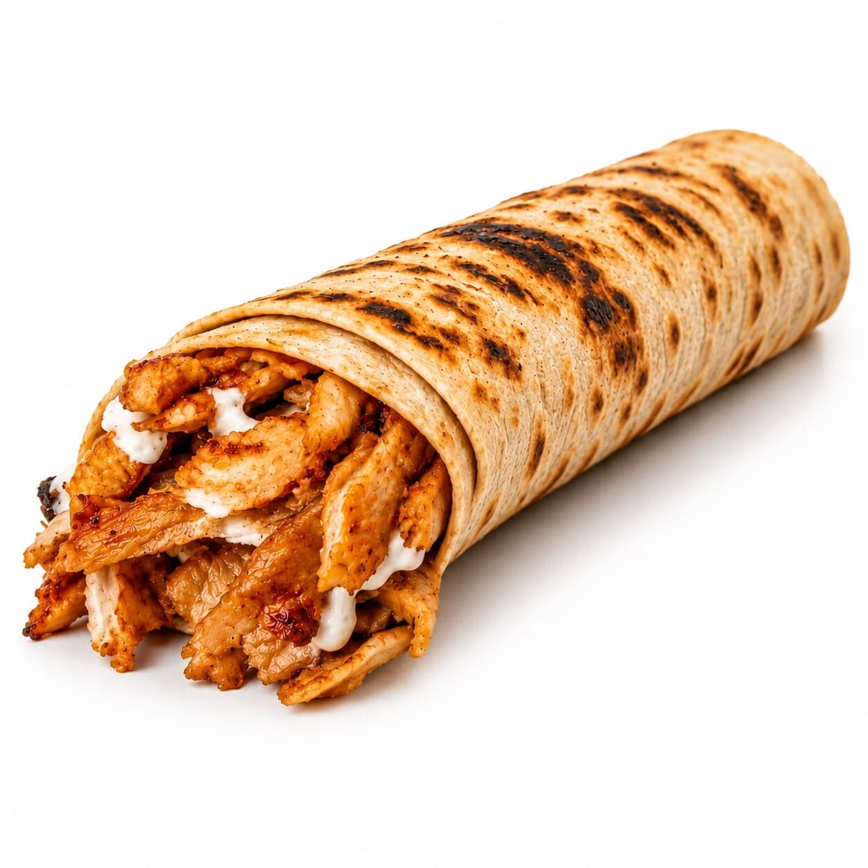 Çift Lavaşa Tavuk Döner Dürüm