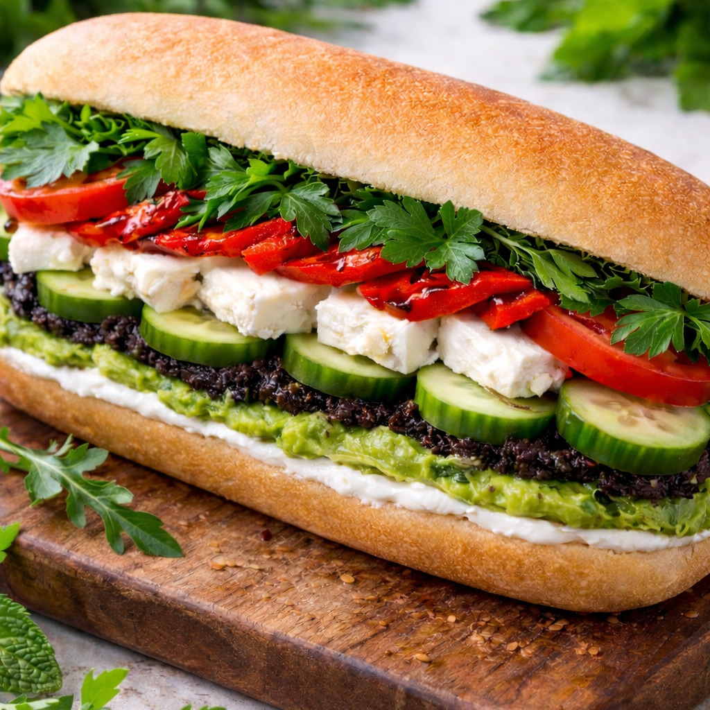 Avokado Soslu Sandviç