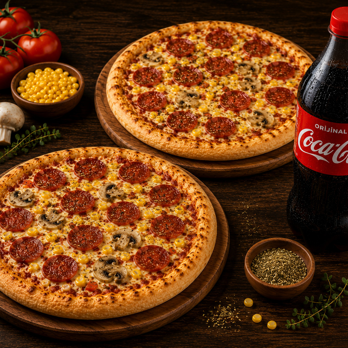 🌟2x Büyük Boy Eko Menü Cola (1 L.) hediye🌟