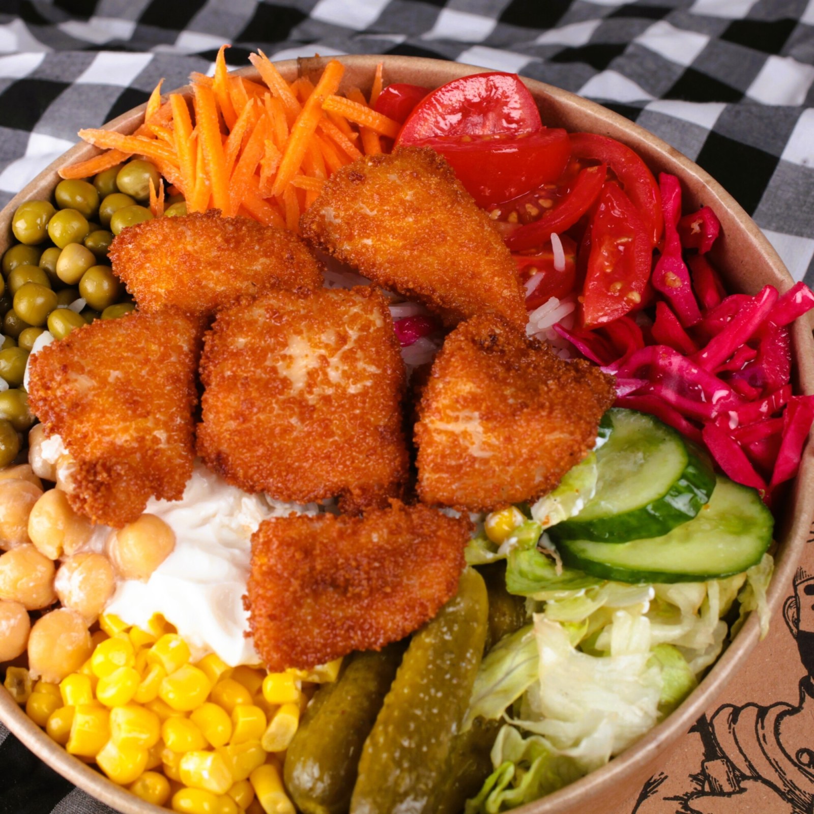 Çıtır Tavuklu Bowl