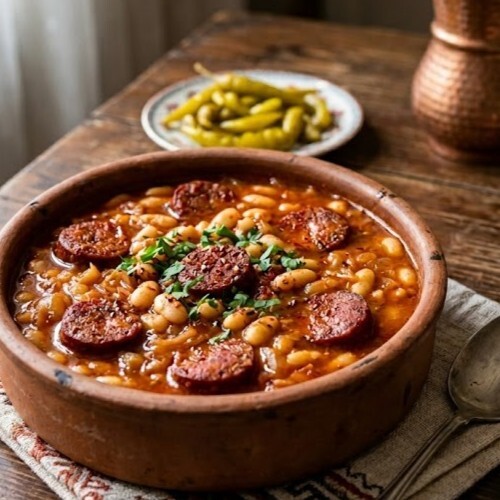 Sucuklu Kuru Fasulye