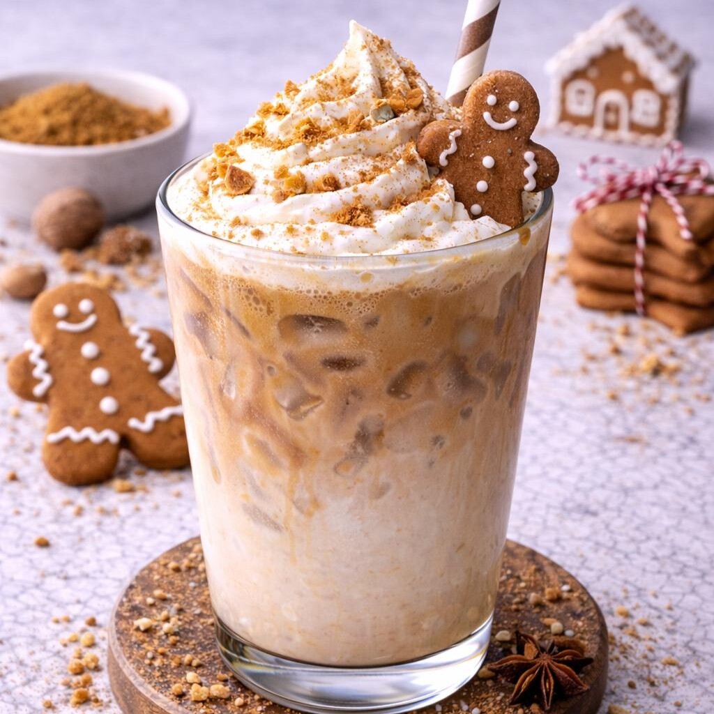 Iced Gingerbread Latte