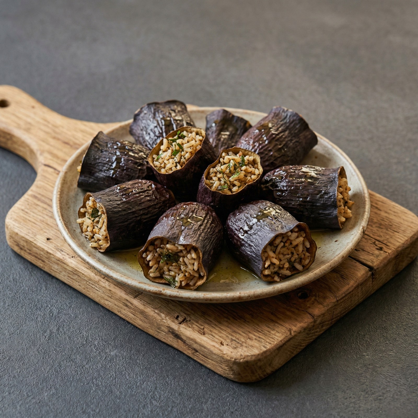 Antep Kuru Patlıcan Dolma