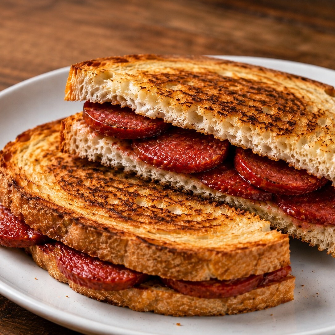 Sucuklu Tost (Tek)