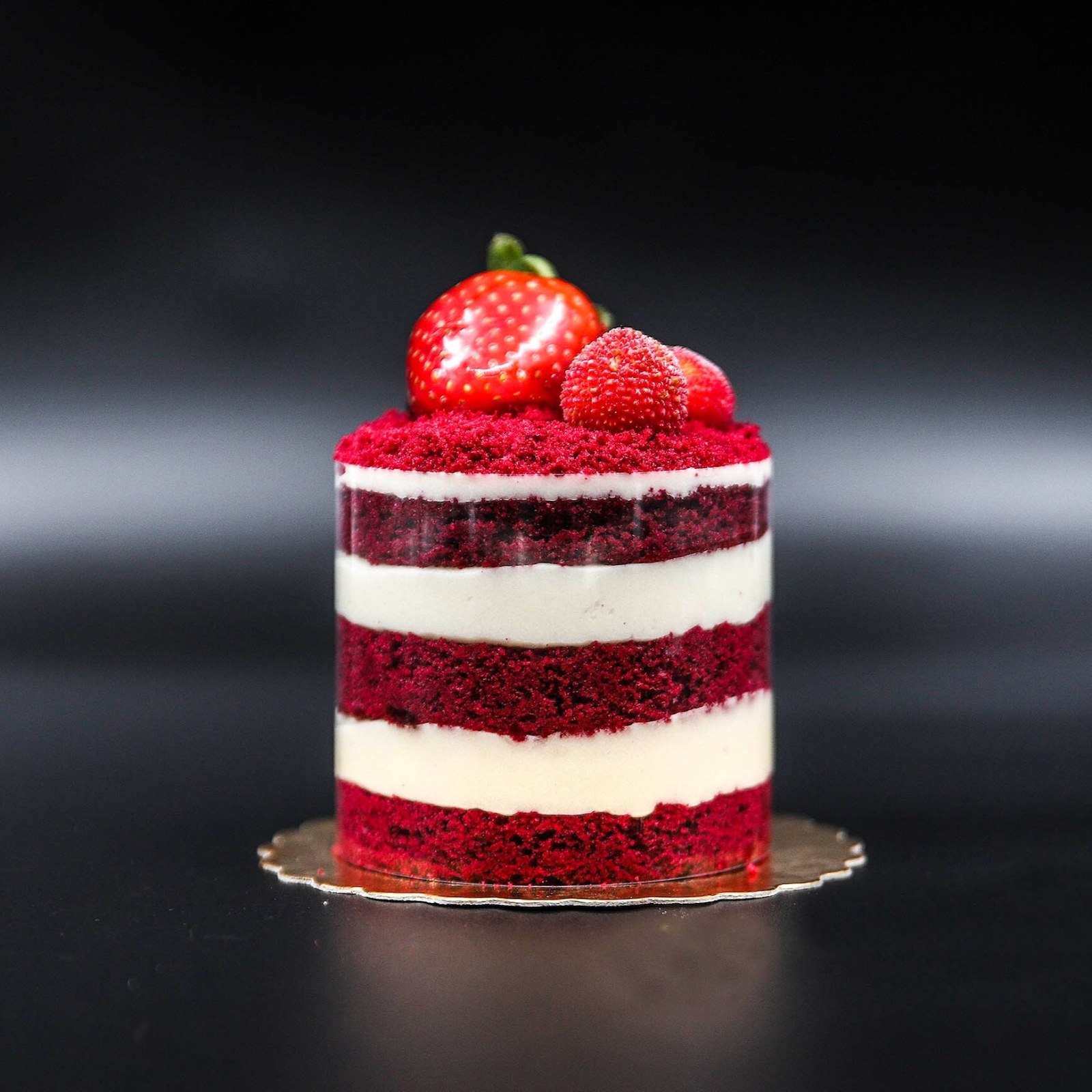 Redvelvetli Tekli Yaş Pasta (Adet Pasta)