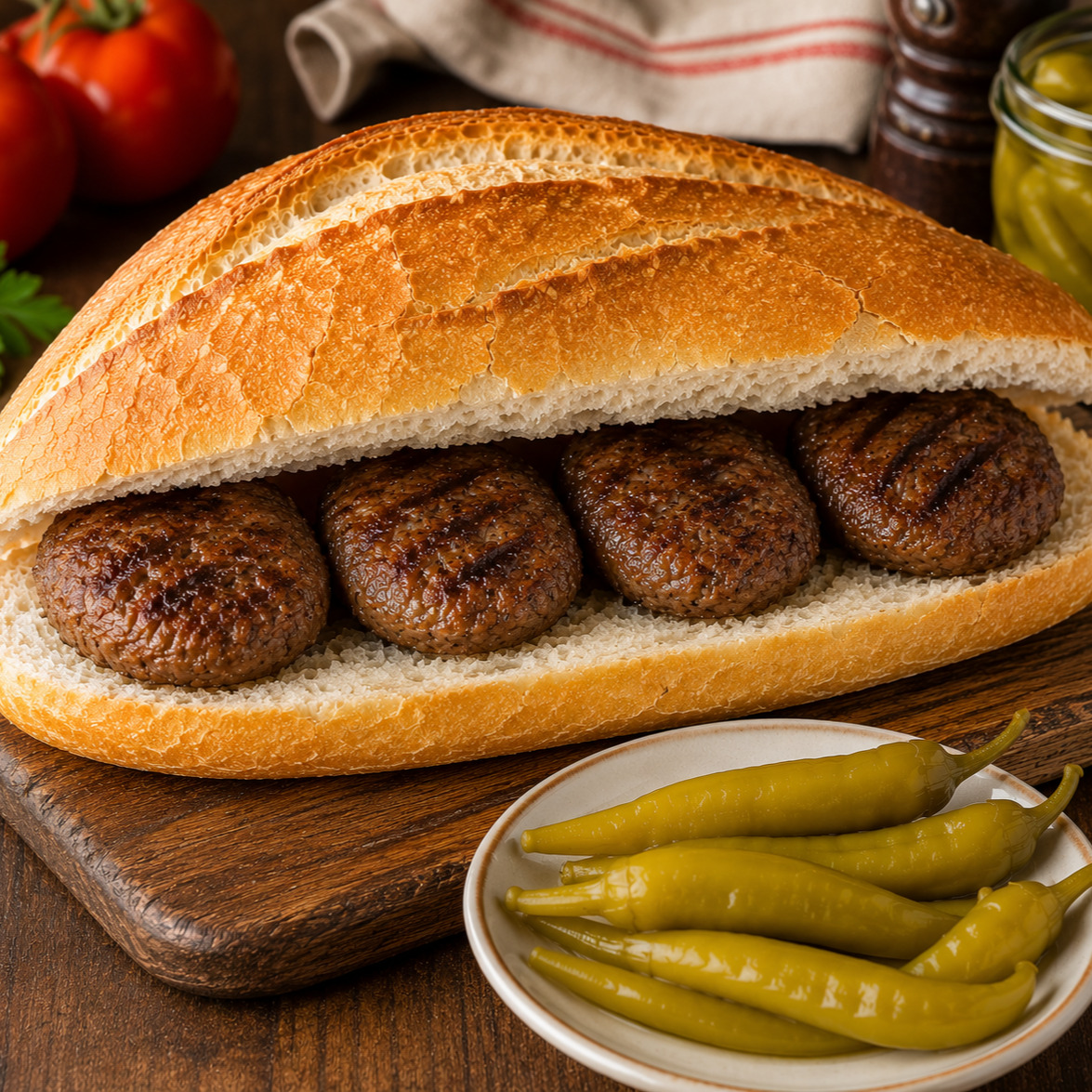 3 Çeyrek Ekmek Arası Kasap Köfte