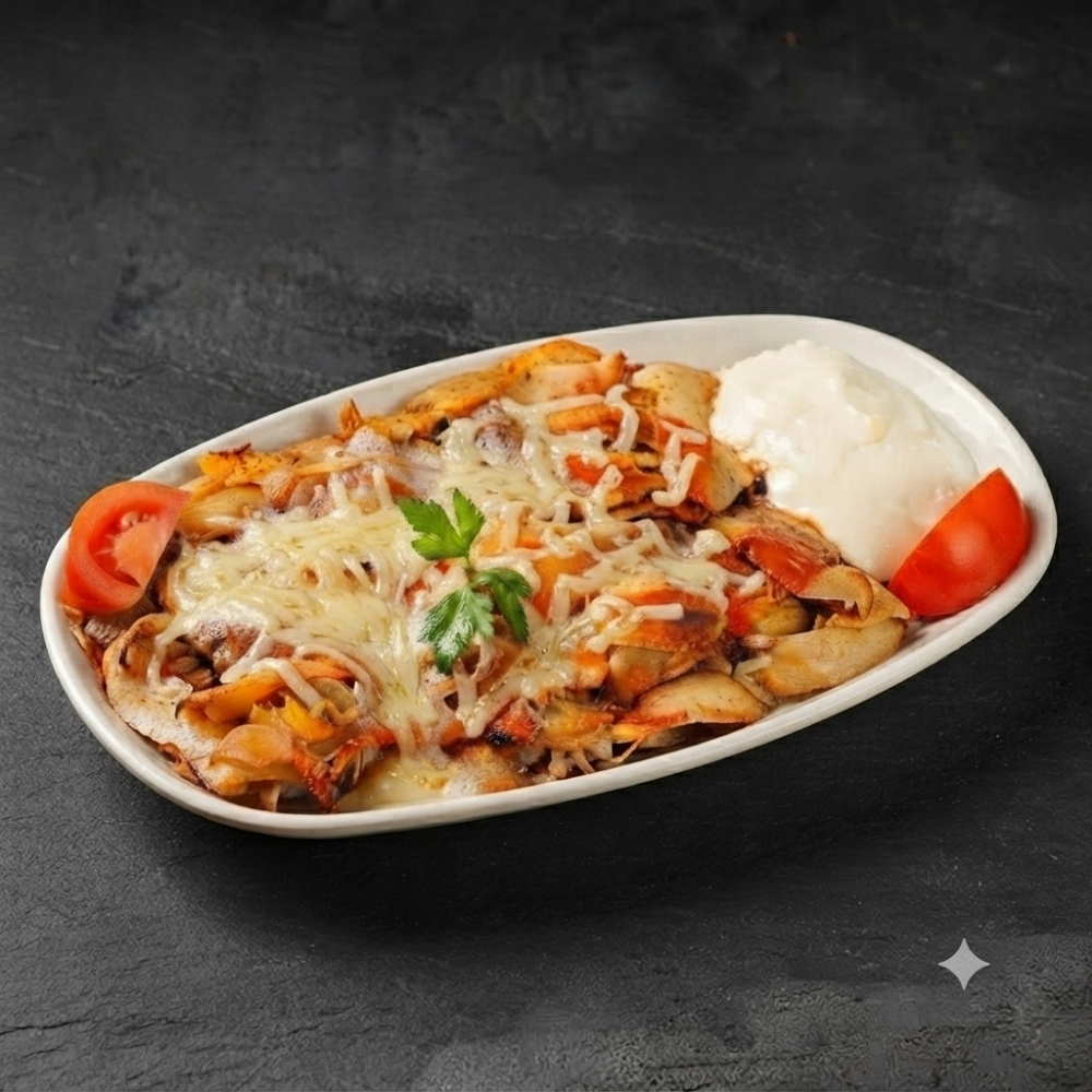 Tavuk Kaşarlı İskender
