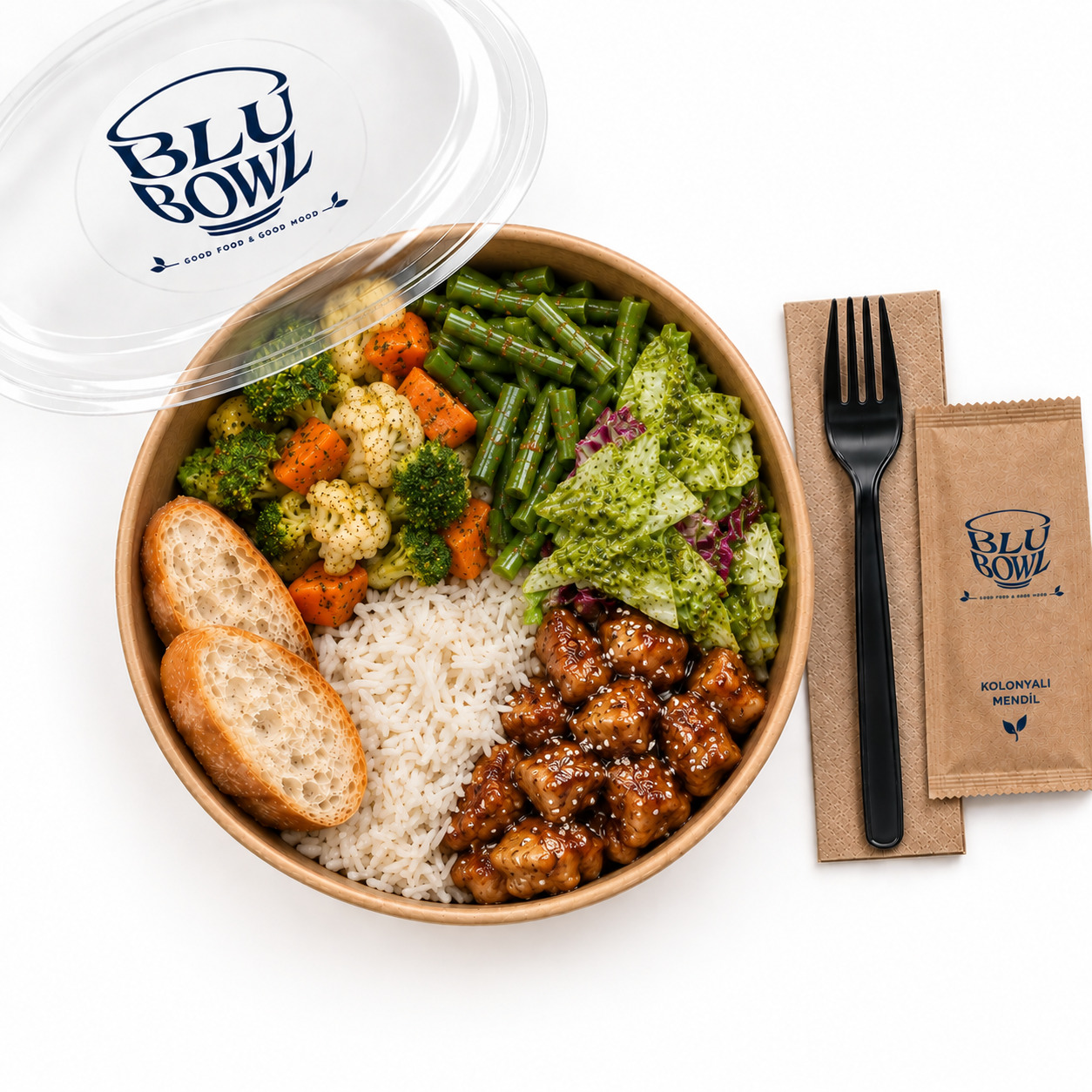 Ballı Teriyaki Soslu Tavuk Bowl