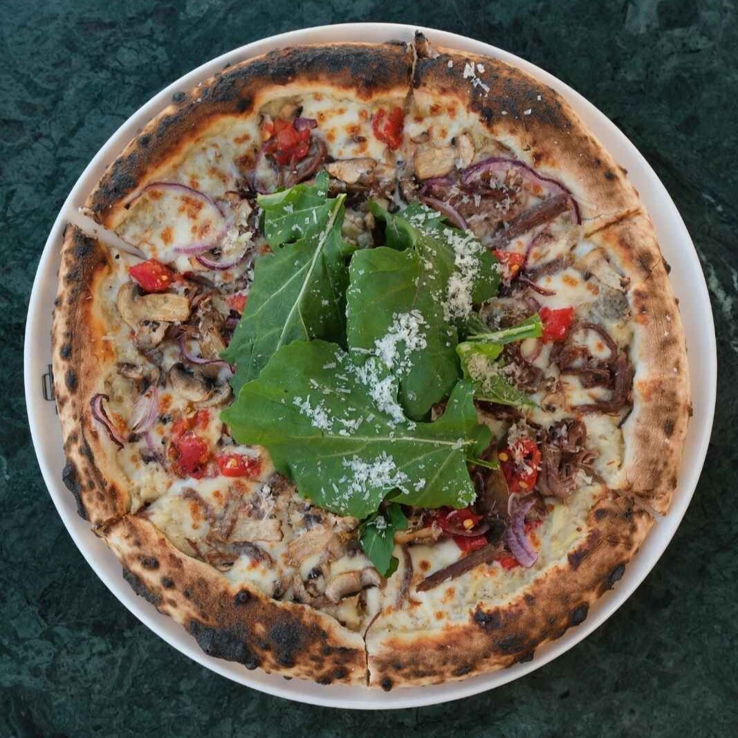 Al Ragu e Melanzane Pizza