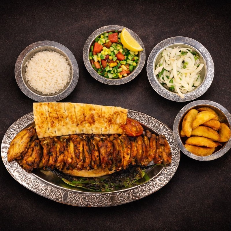 İmza Soslu Yaprak Tavuk Kanat Menü (1 Kilo)+Coca Cola 1 LT
