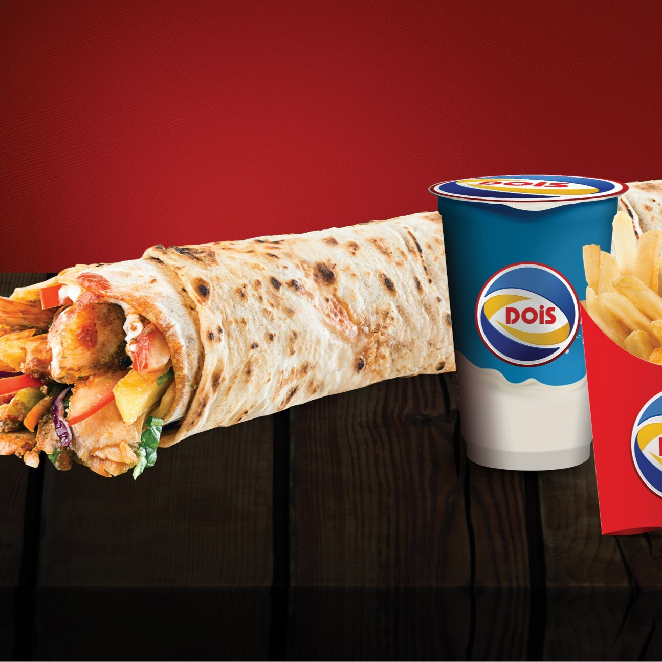 Dois Mega Ekonomik Menü (110g)