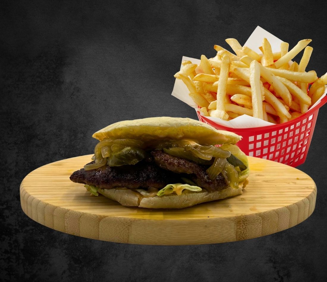 Classic Bazlama Smack Burger Menü