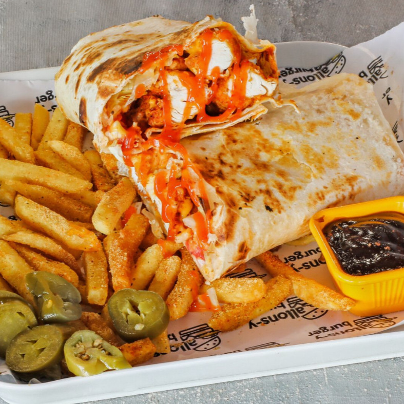 Acılı Çıtır Wrap