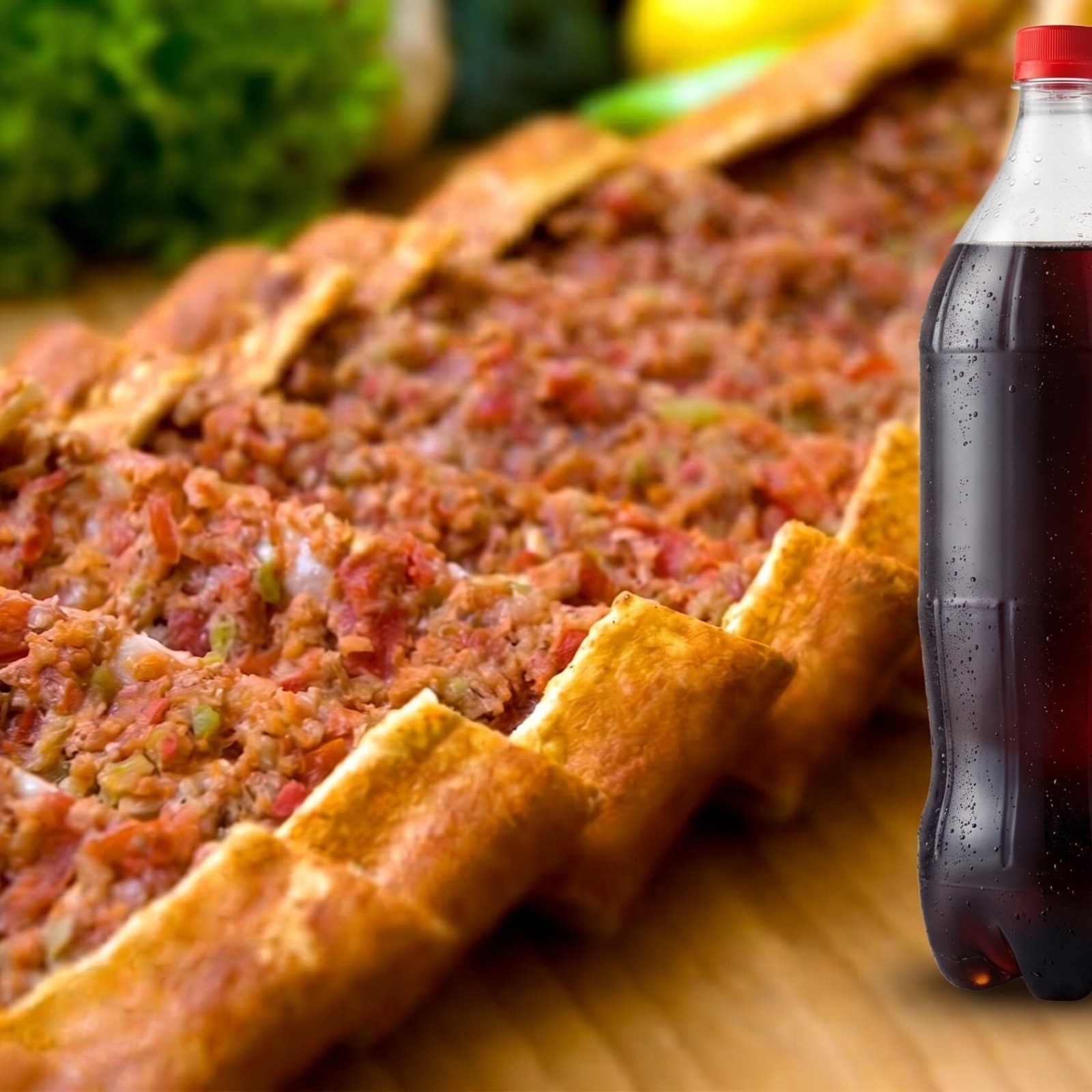 Kıymalı Pide (5 Adet) + Kola (2.5 lt)