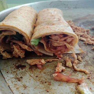 Mersin usulü Tavuk Tantuni Lavaş