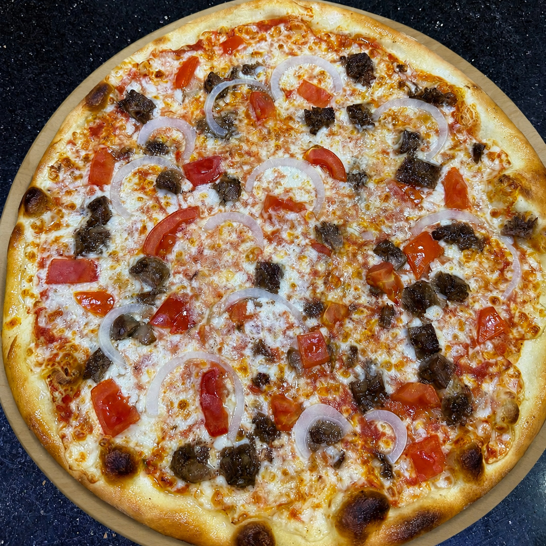 Kavurmalı Pizza ( Büyük )