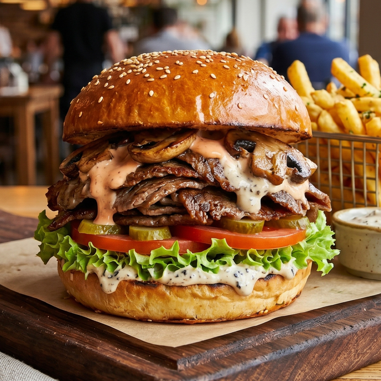 Et Mushroom Burger