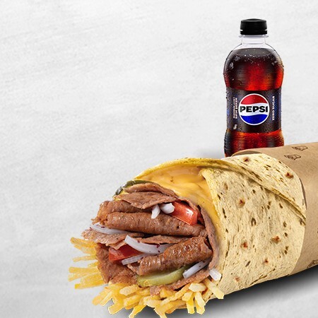Cheddar Lezzetli Et Döner Menü