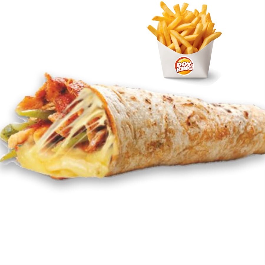 Kaşarlı Tavuk Döner King&Patates K.