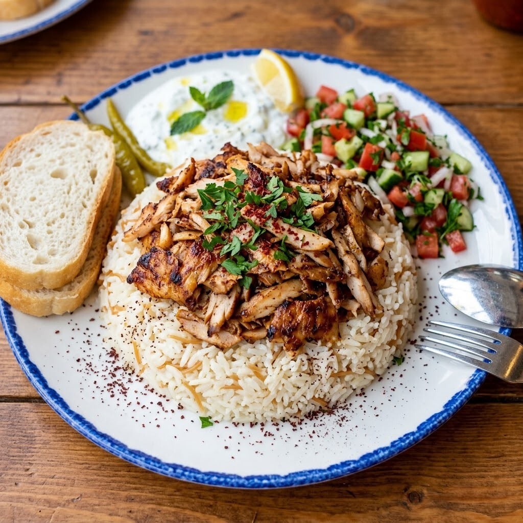 Pilav Üstü Hatay usülü Tavuk Döner