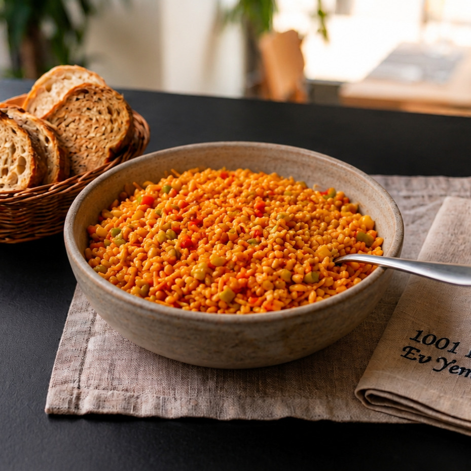 Sebzeli Bulgur Pilavı