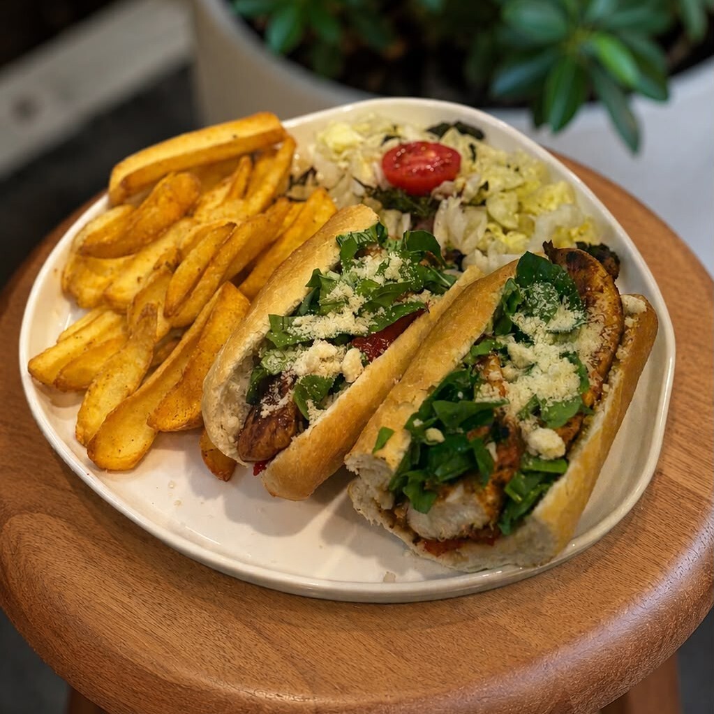 Green Chicken Sandwich