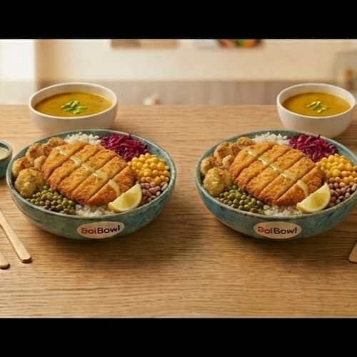 2 x Schnitsel Bowl Menü