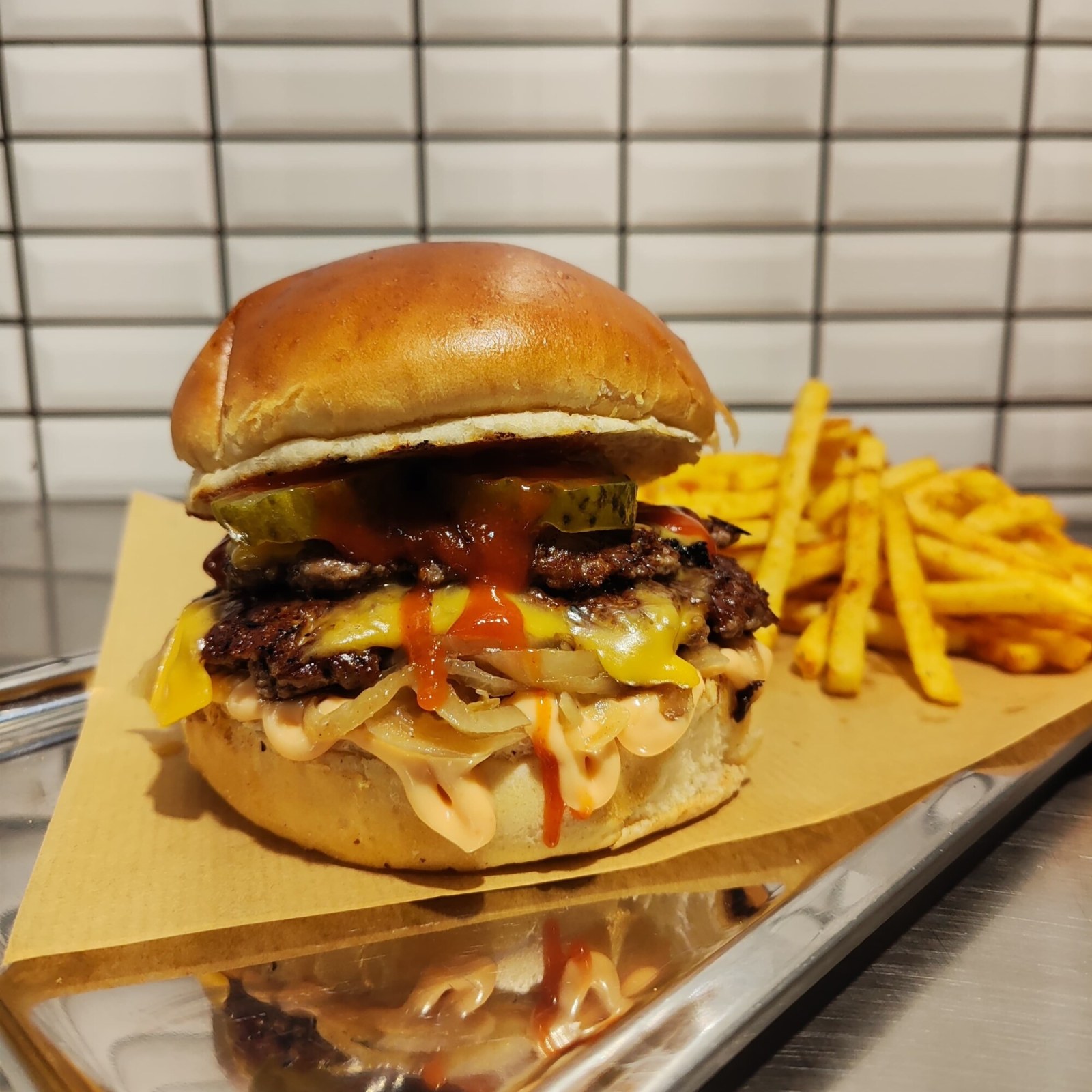 Hot Smash Burger