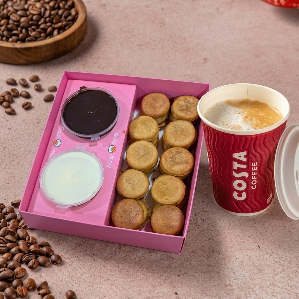 Caffe Americano ve Mini Pancake (20 Adet)