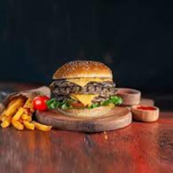 Double Burger Menü (Cola Turka (330 ml)