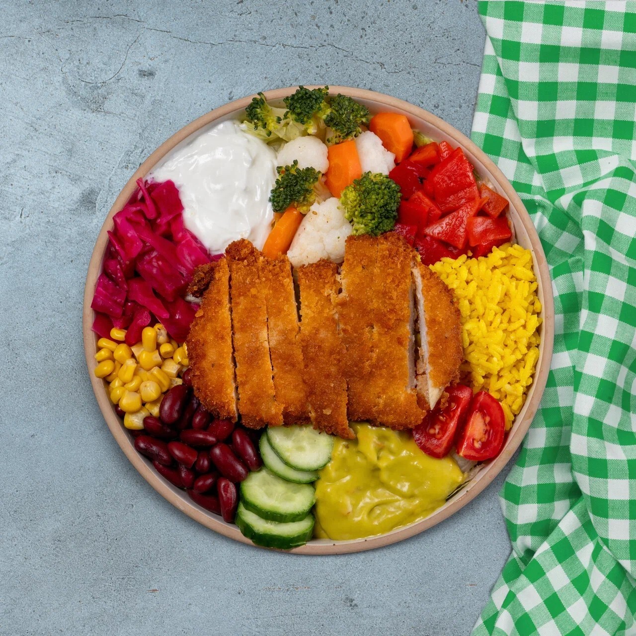 Çeşit Schnitzel Bowl