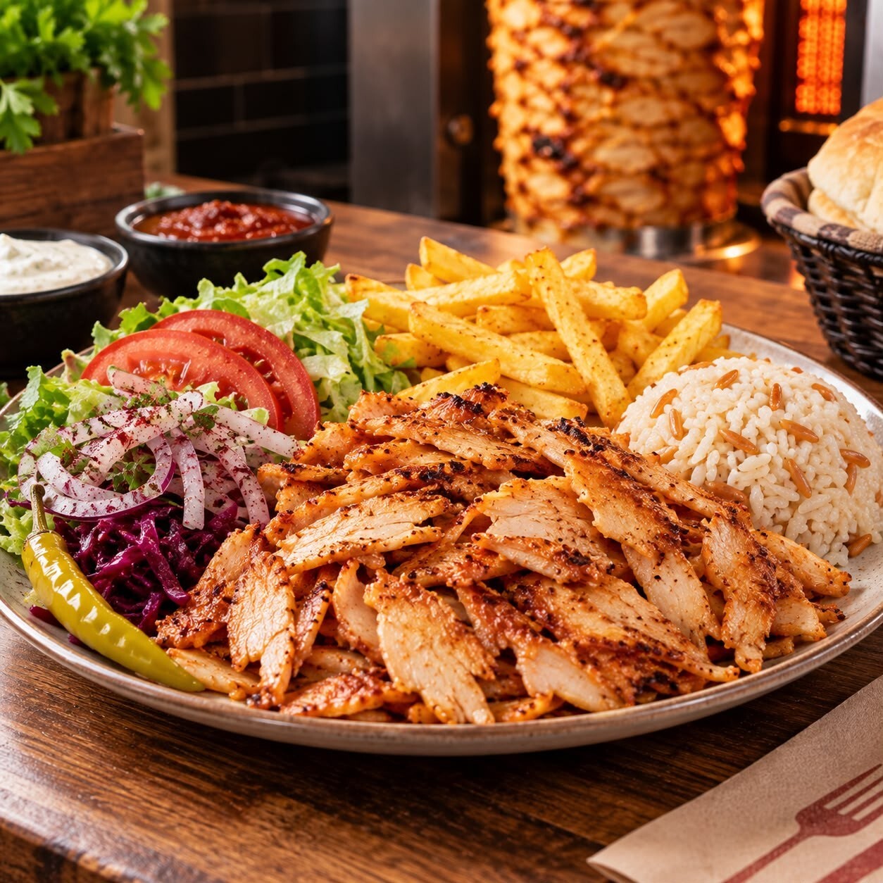 Pilav Üstü Tavuk Döner