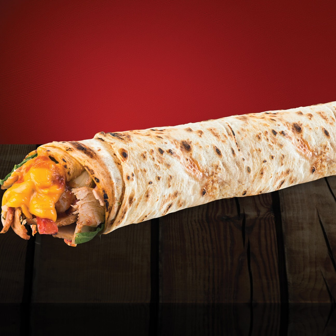 Dois Mega Cheddar Tavuk Dürüm (110 g)