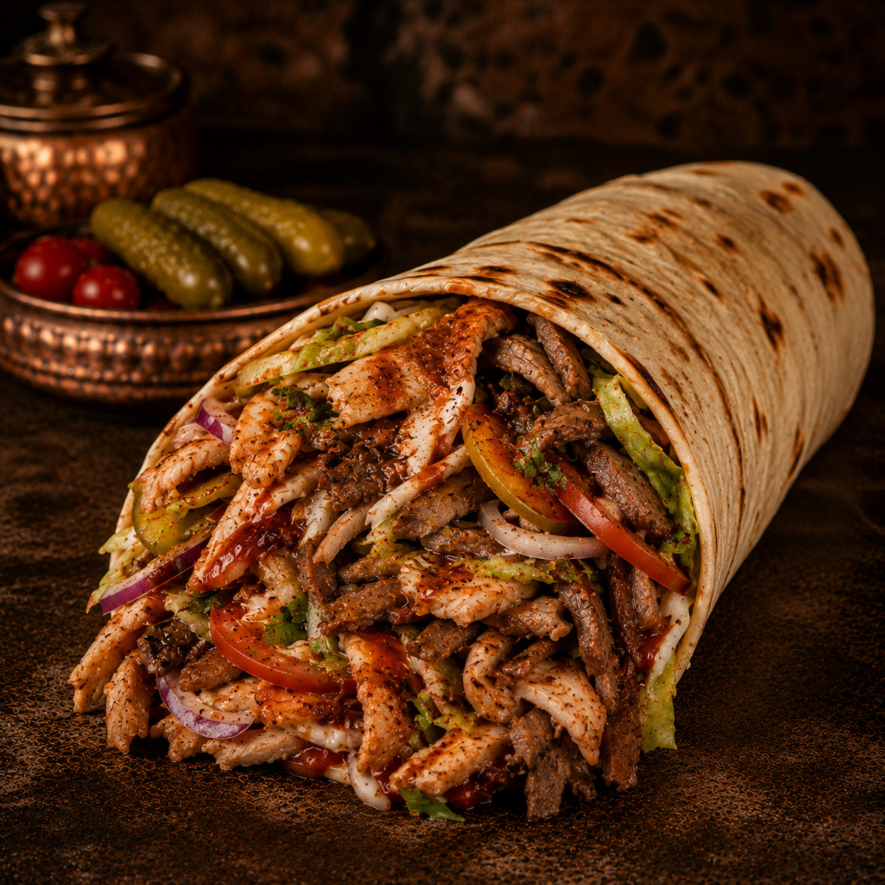 Karışık Döner Dürüm (Double)