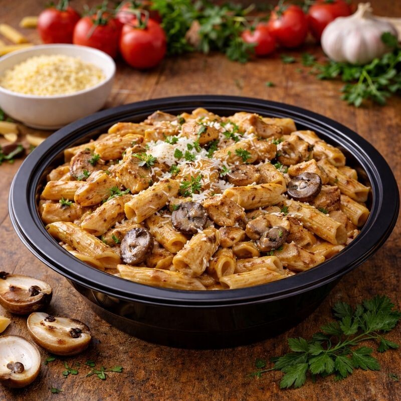 Kajun Baharatlı Tavuklu Penne