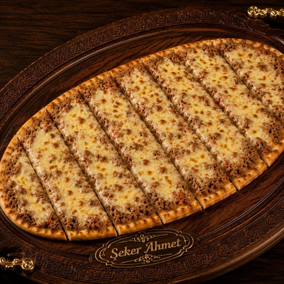 Konya Etli Ekmek(Kıymalı Kaşarlı)