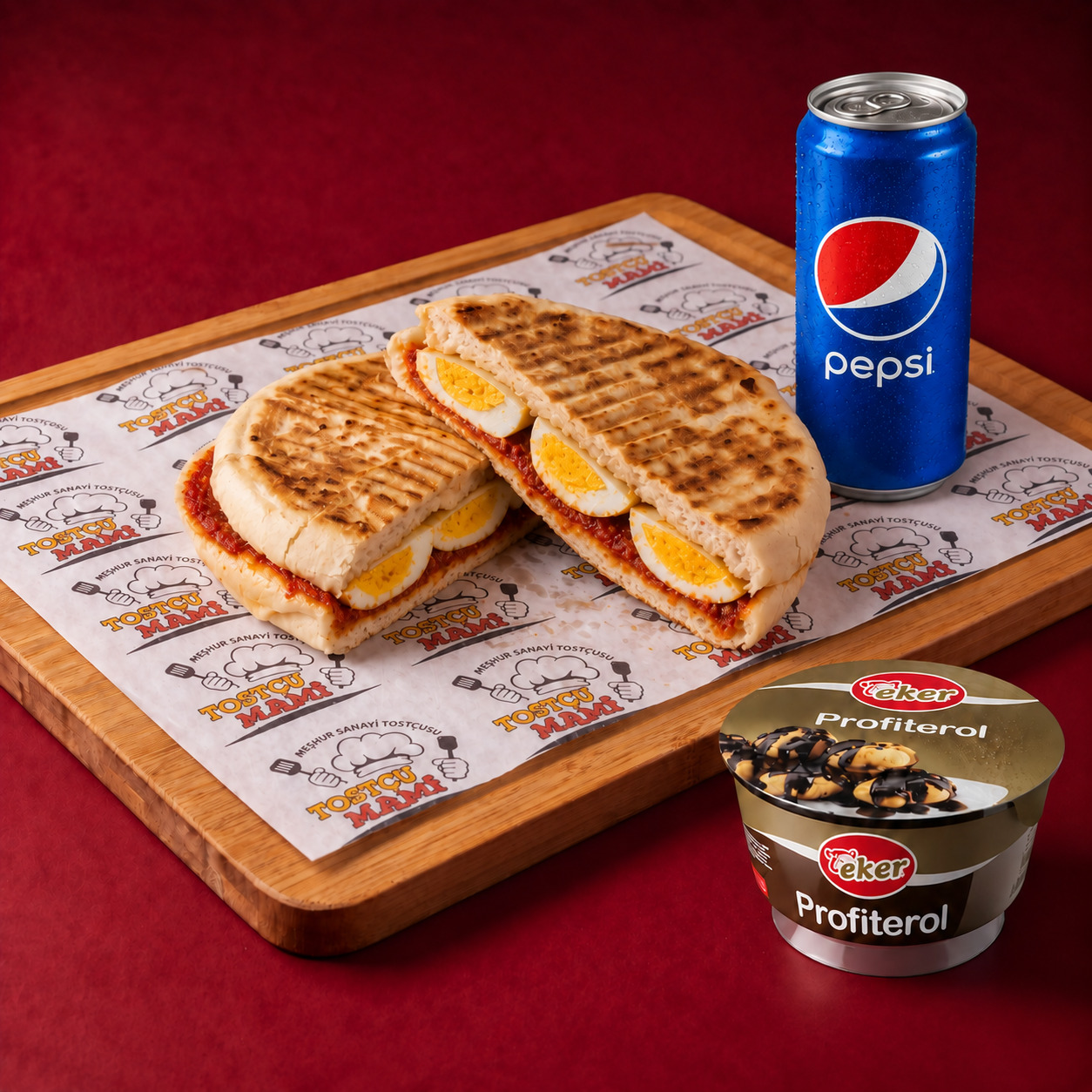 Bazlamalı Burdur Usulü Tost Menü