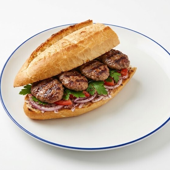 Ekmek Arası Köfte 100 gr + Ayran