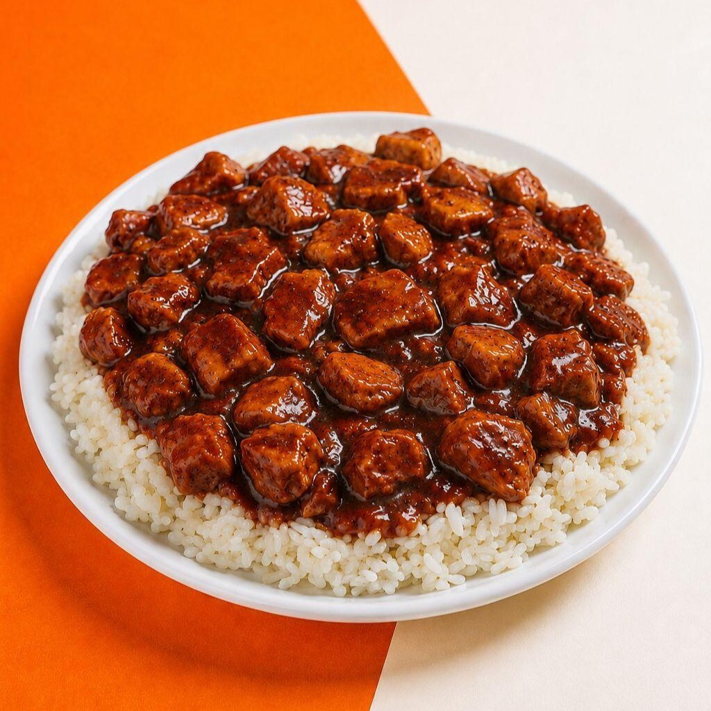 Barbekü Soslu Tavuk Pilav