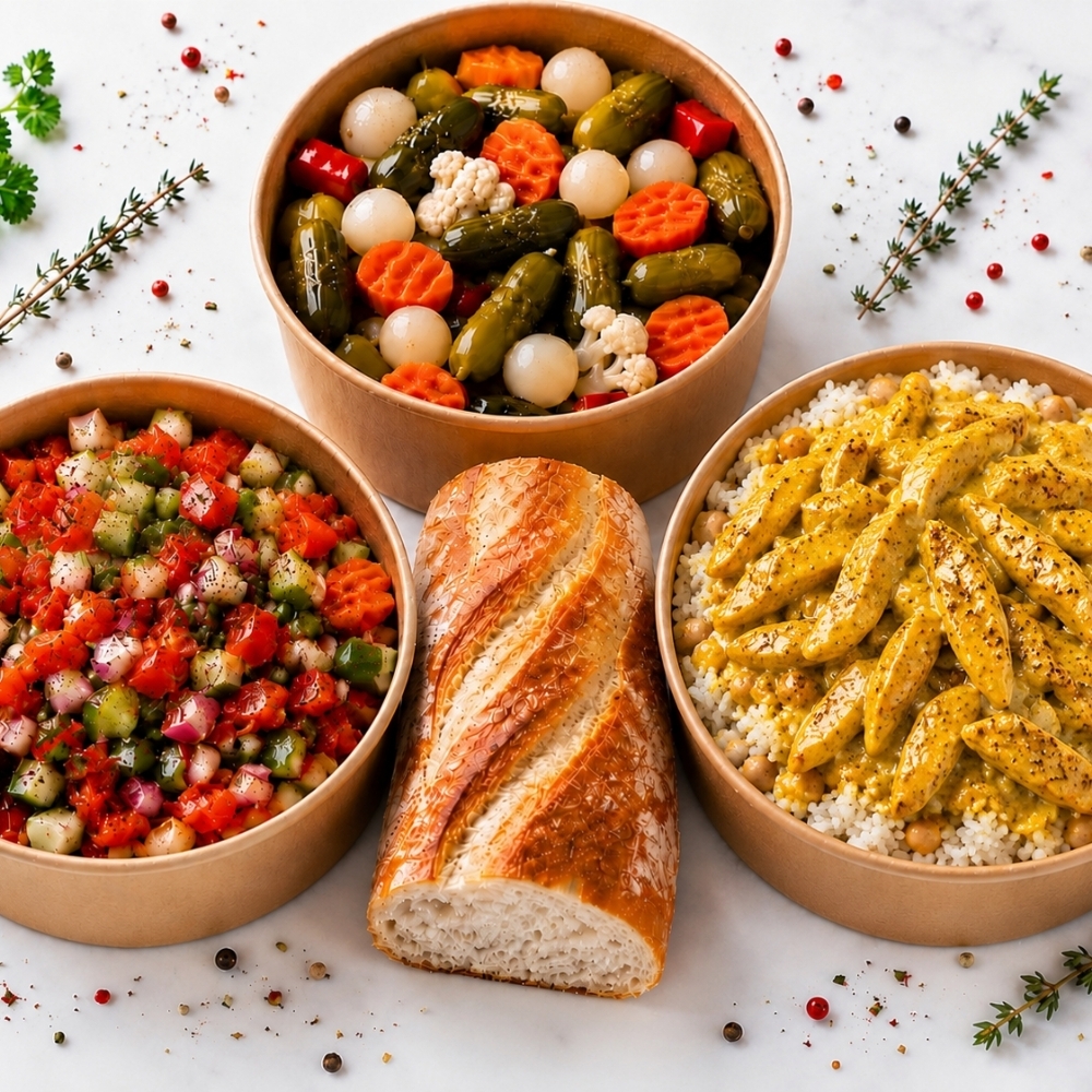 Kovada Köri Soslu Tavuklu Pilav Bowl