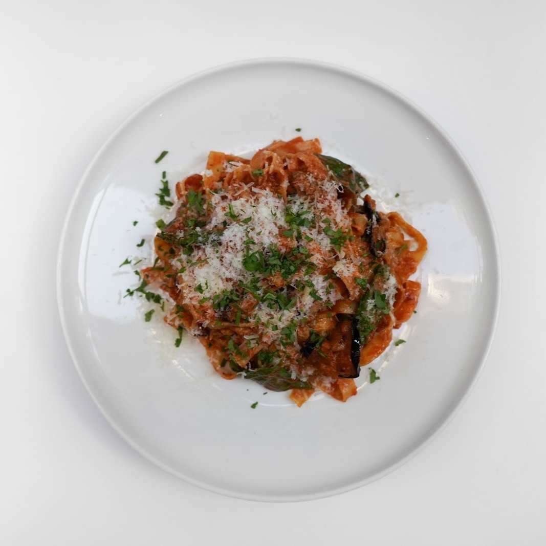 Pasta Alla Norma Fettuccini