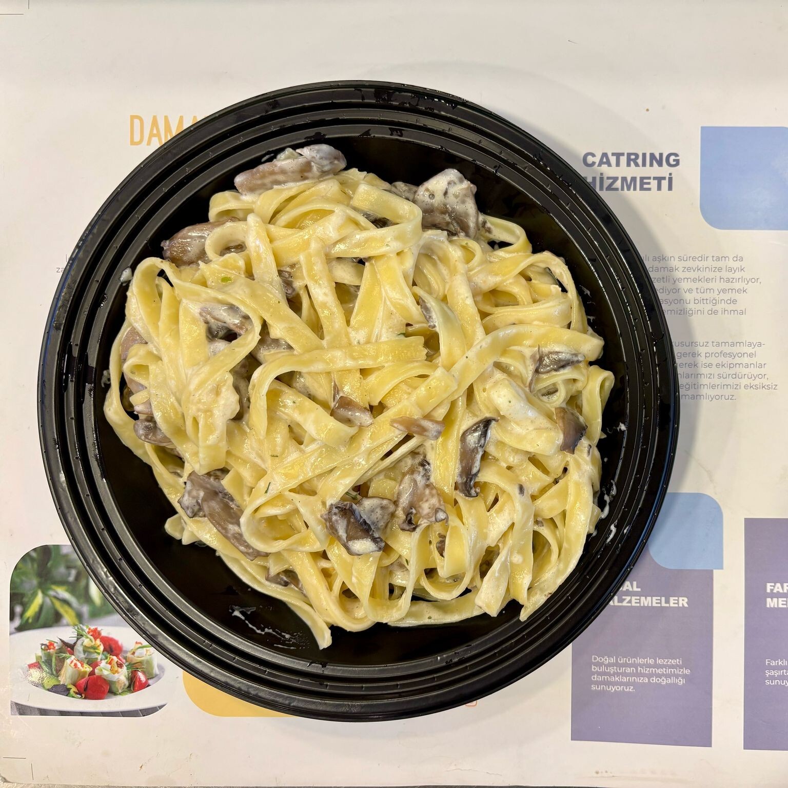 Mantarlı Fettuccine