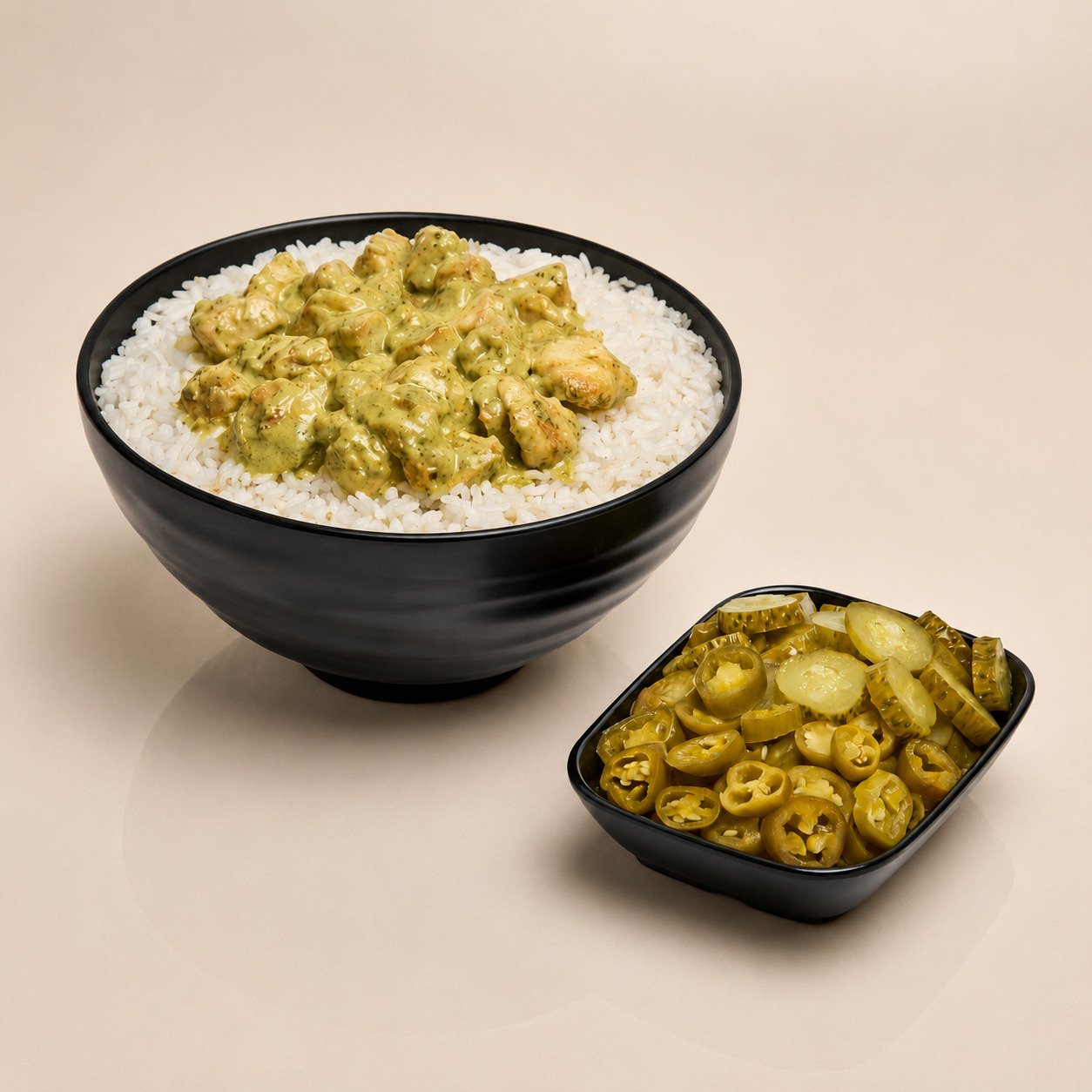 Pesto Soslu Tavuk Pilav
