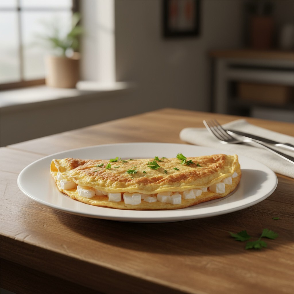 Üç Peynirli Omlet