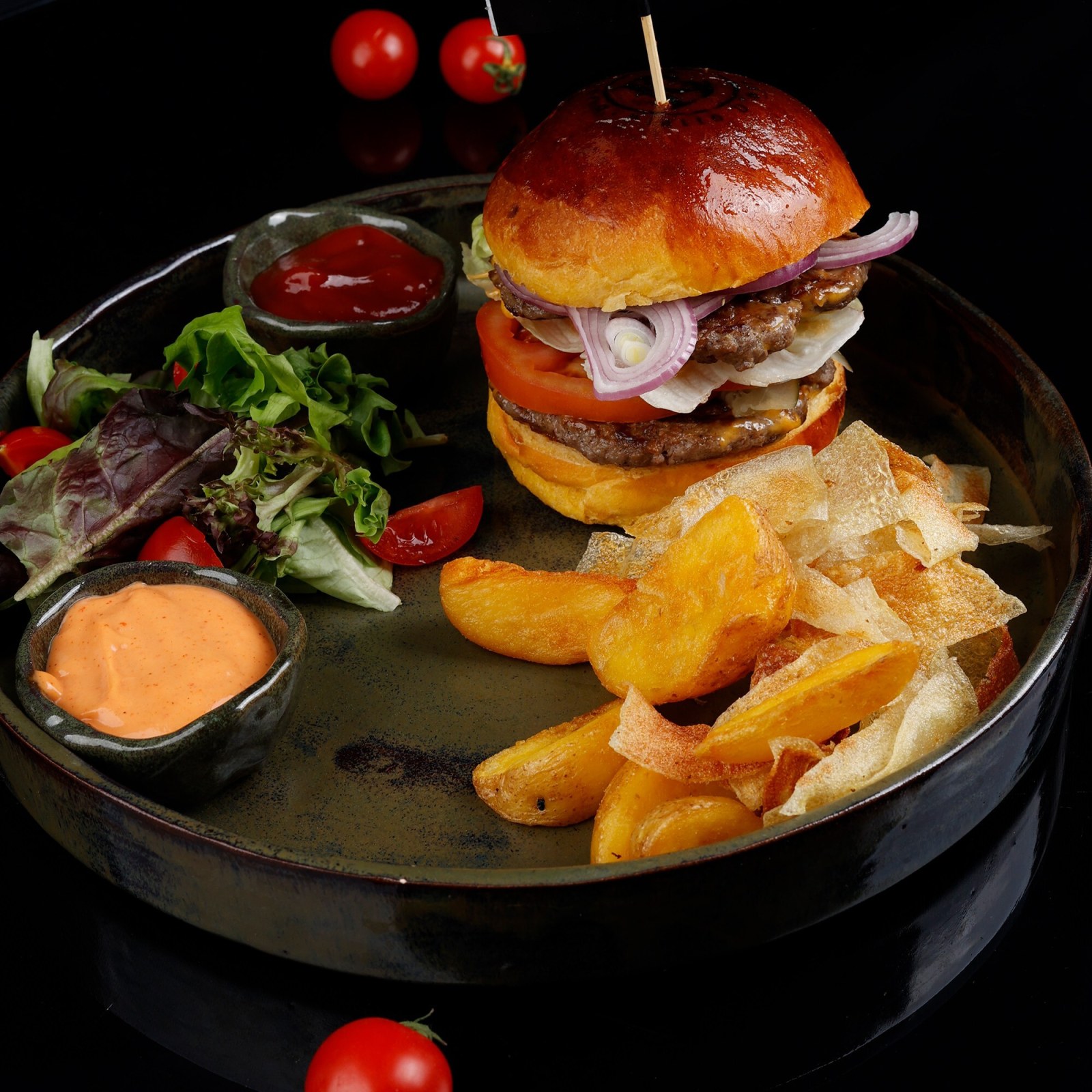 Classic Burger + coca cola 330 ml