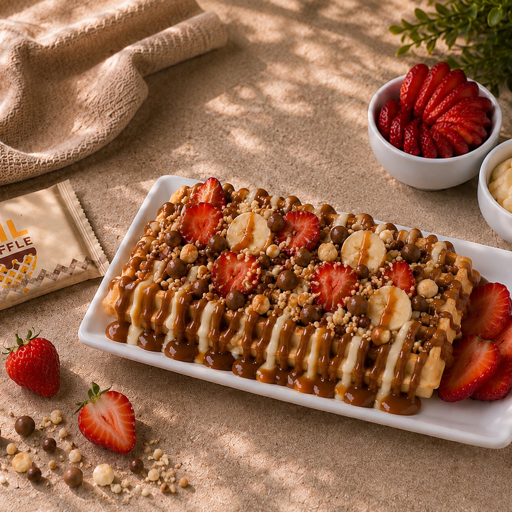 Mil Waffle Klasik Karamel