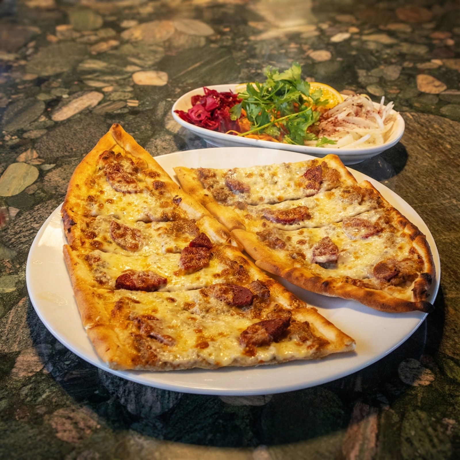 Sucuklu Pide