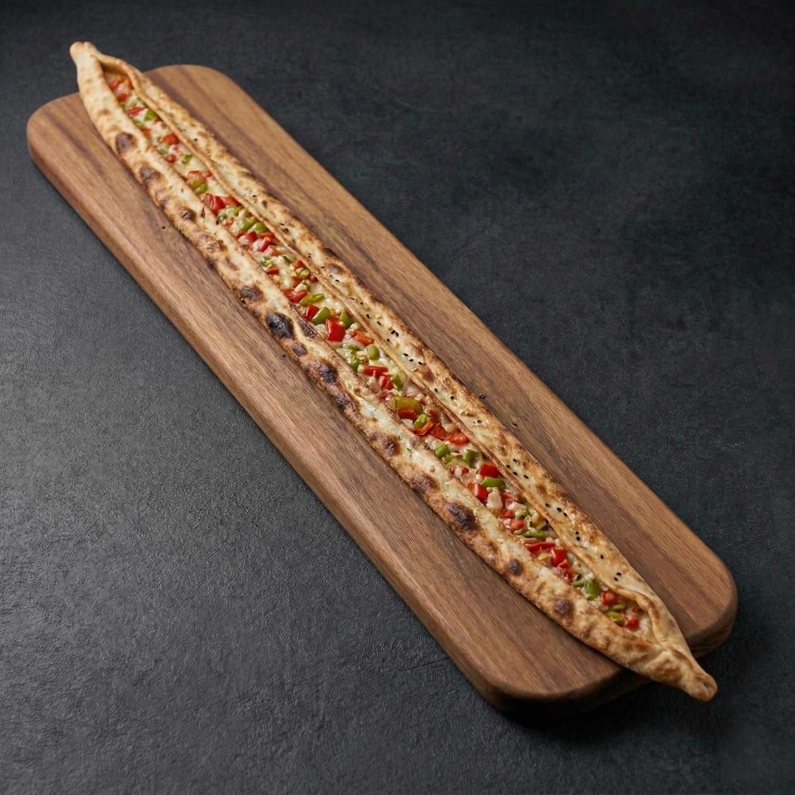 Peynirli Sebzeli Pide (Açık)